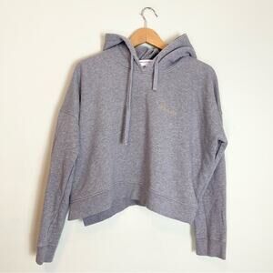 Maison Labiche Gray Hoodie “Blondie” Embroidered Sweatshirt Woman's size S